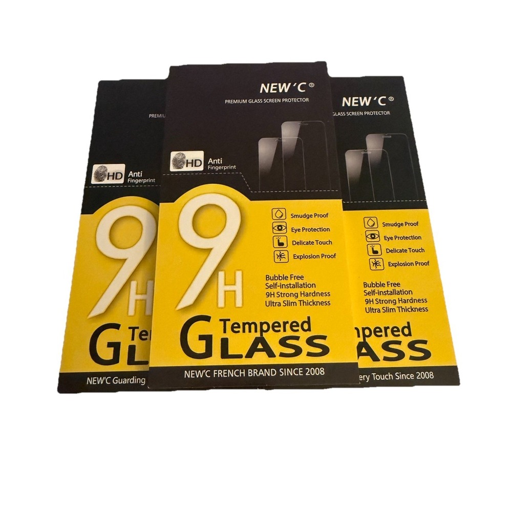 3 Packs NEW'C 2 Pack Premium Glass Screen Protector for iPhone 14 Pro Max 6,7"